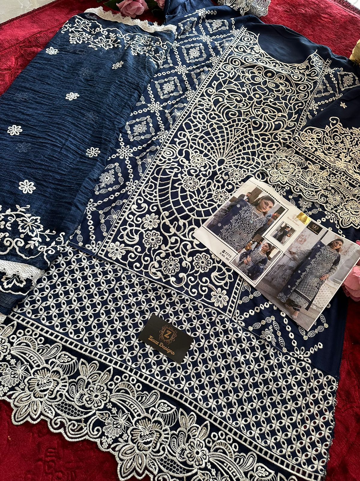 HEAVY EMBROIDERY REYON PAKISTANI SUITE
