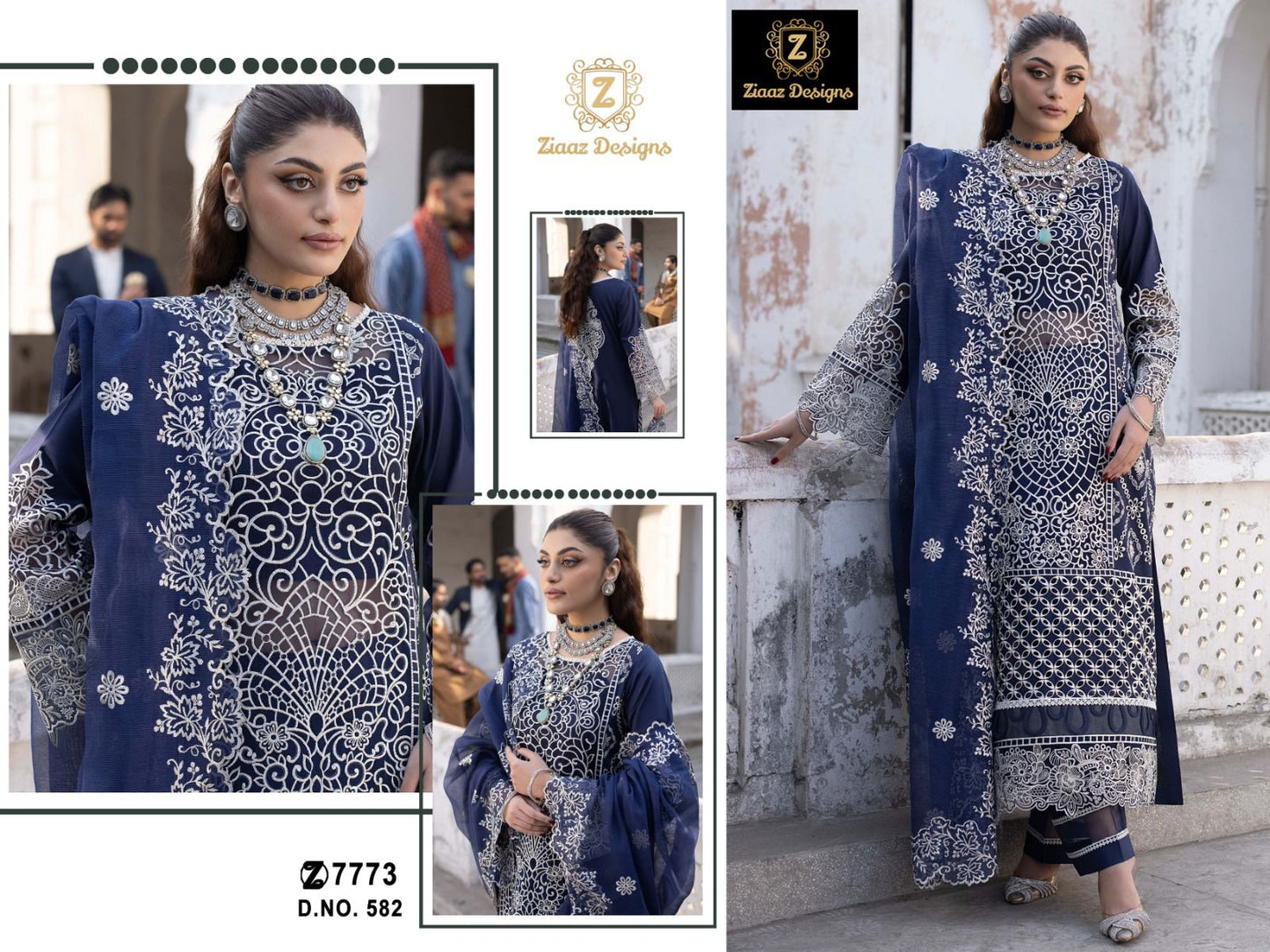 HEAVY EMBROIDERY REYON PAKISTANI SUITE