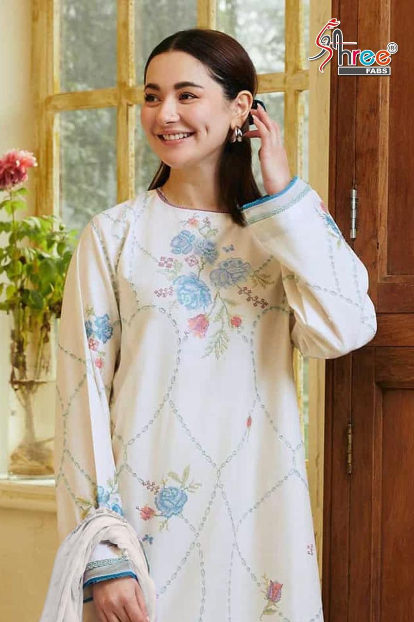 DESIGNER CAMBRIC COTTON DRESS (PACK OF 4)