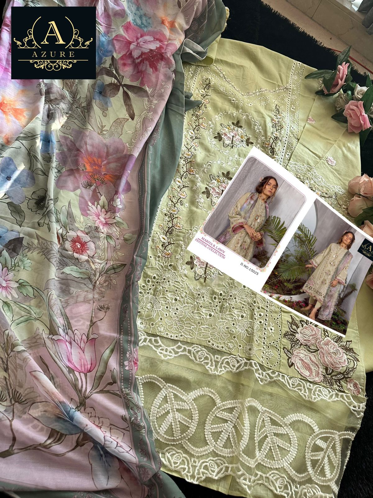 CAMBRIC COTTAN DESIGNER SUIT