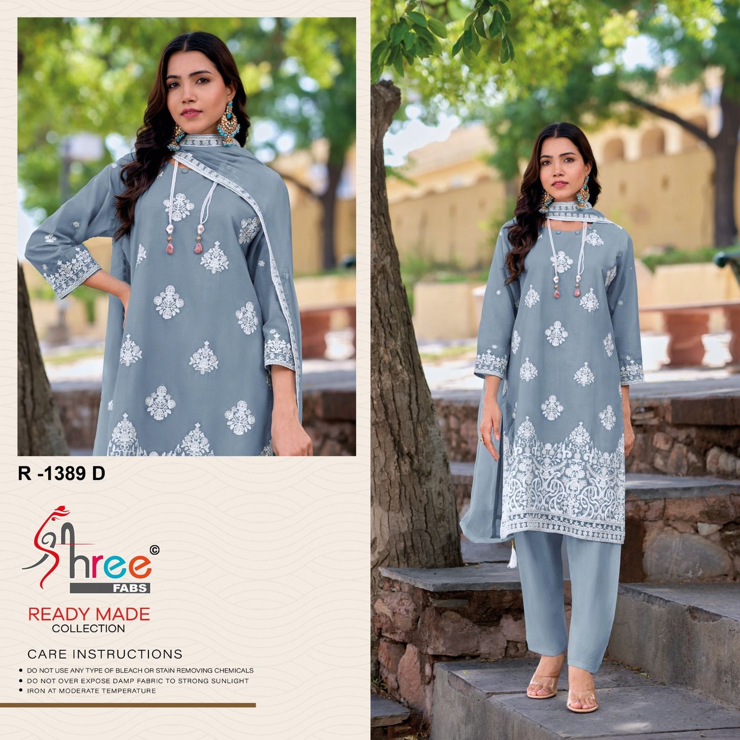 PURE CAMBRIC COTTAN DRESS (PACK OF 4)