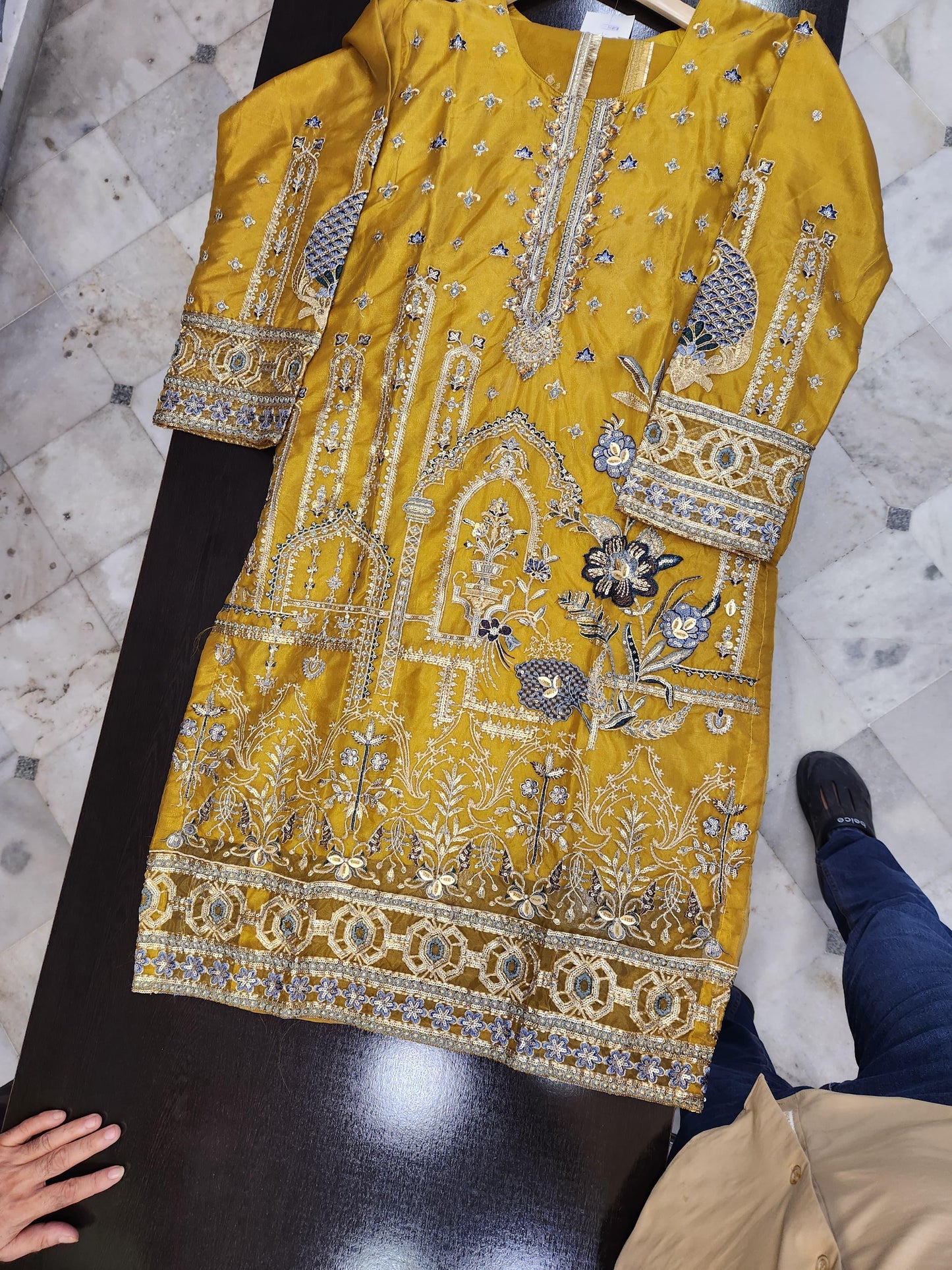 PAKISTANI NEW HEAVY SILK ORANZA DRESS ( PACK OF 4 )