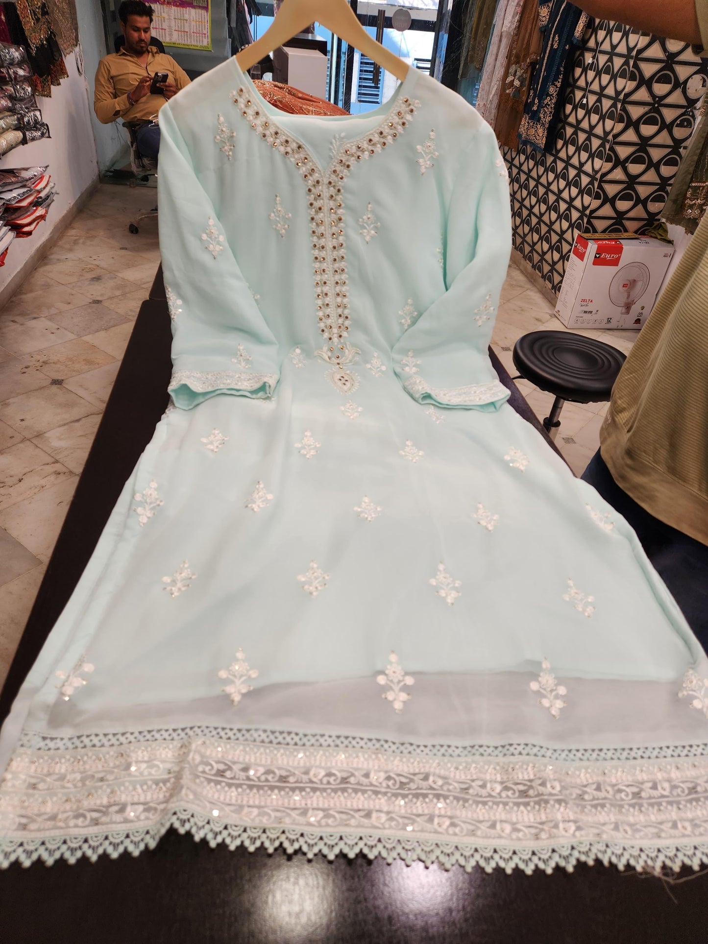 DESIGNE SOFT HEAVY GEORGETTE DRESS ( PACK OF 4 )