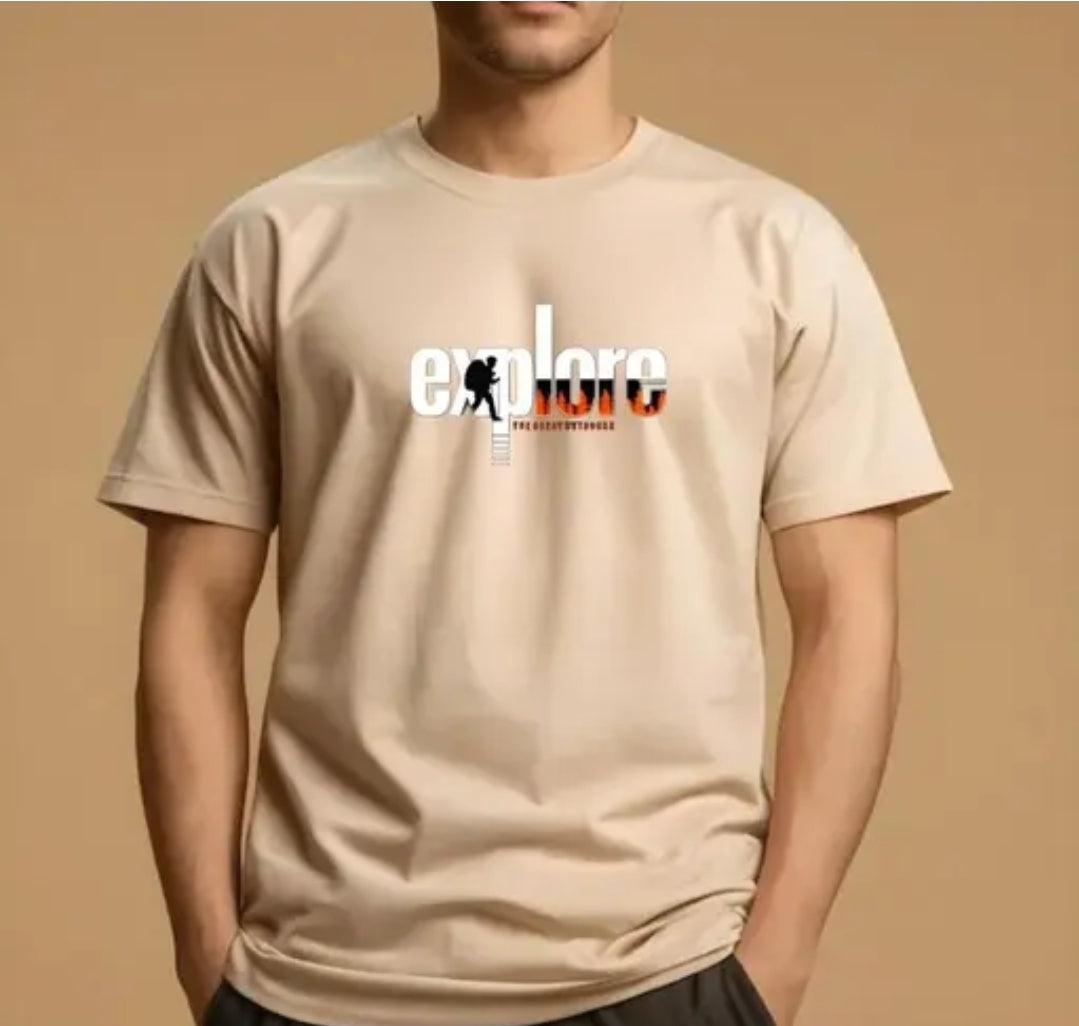 MENS T- SHIRT PRINTED DESGINE DAILY WEAR T- SHIRT