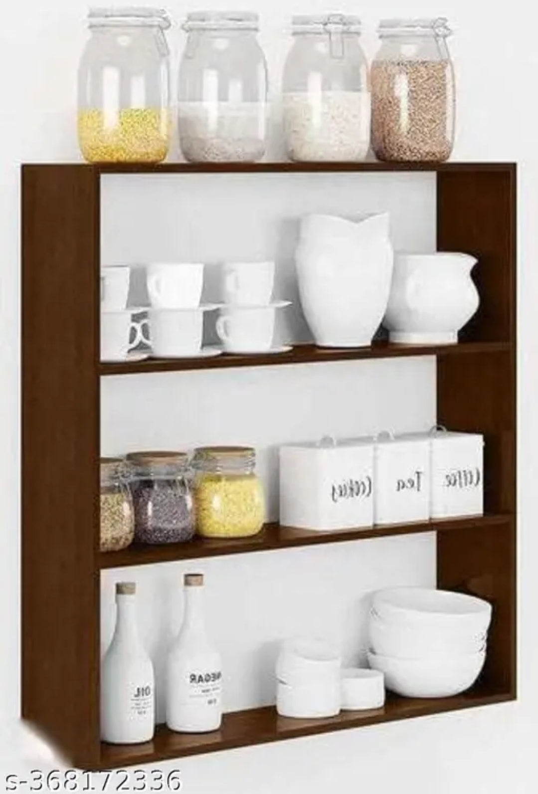KITCHEN NEW ART BEAUTIFUL WALL SHELVES JAR STAND