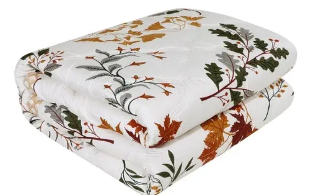 PRINTED DOUBLE FITTED COTTON BLANKET