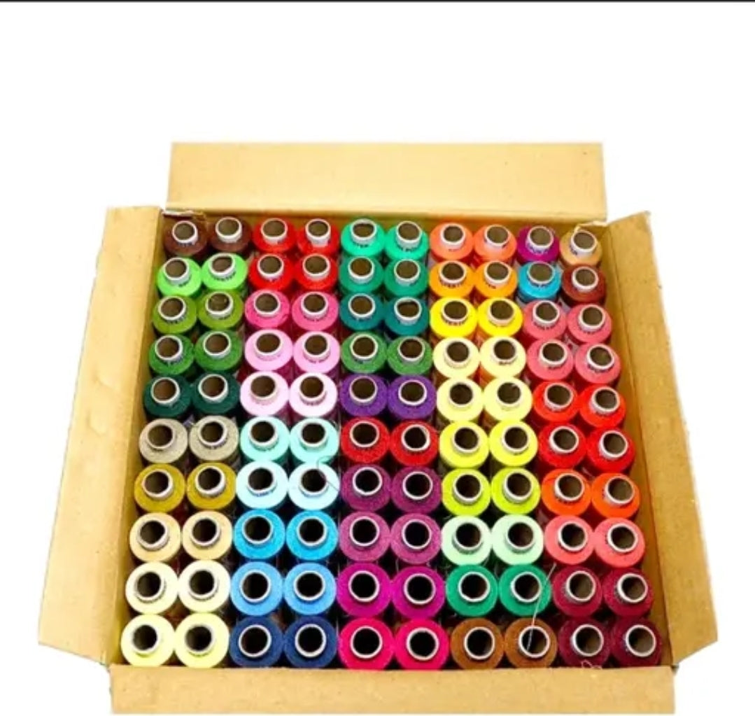 MULTIPLE COLOURS THREAD COTTON ROLL