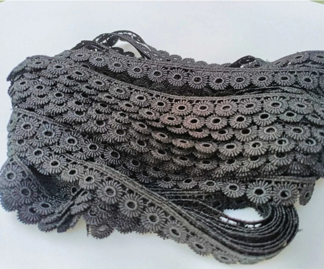 POLYESTER LACE ROLL SET INDIAN WOMEN SARE SUIT LACE