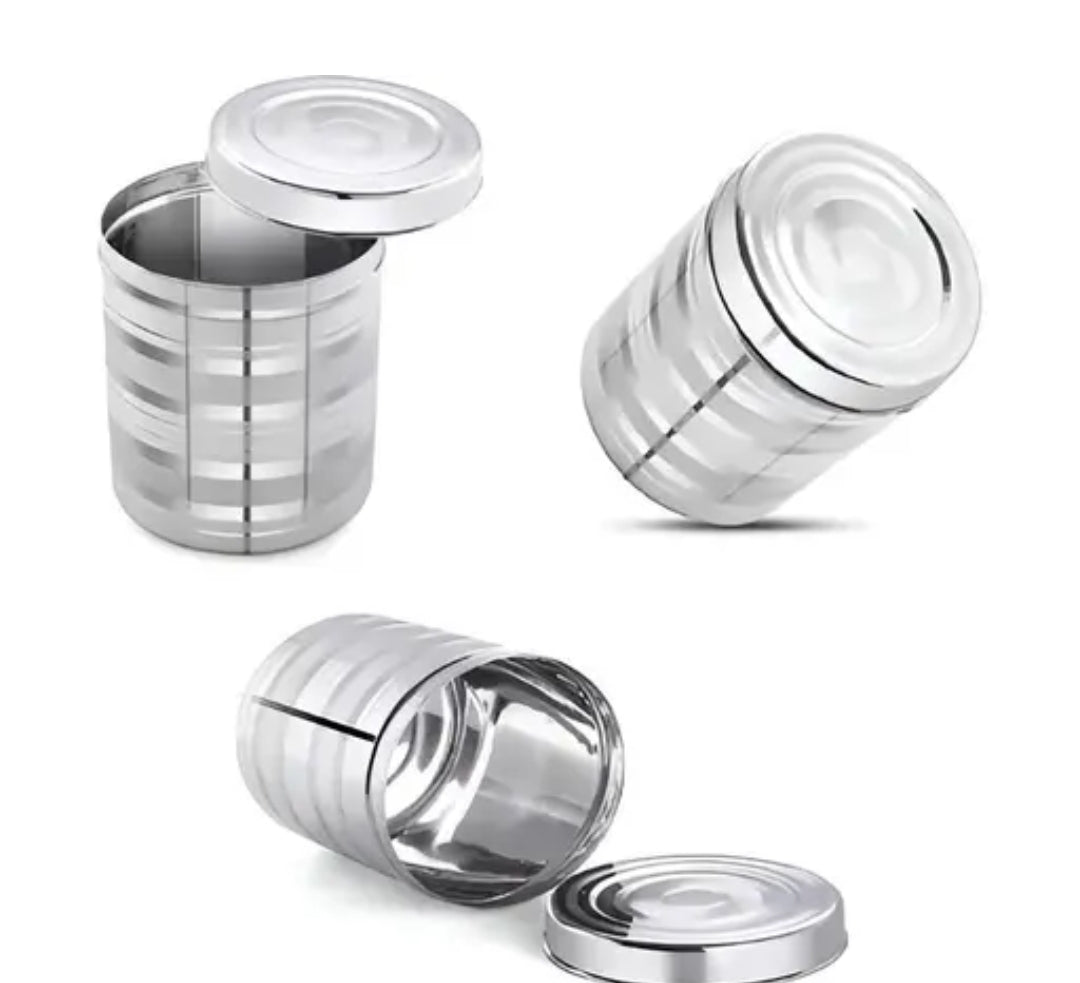 STEEL BIG SIZE CONTAINER KITCHEN USED ITEMS CONTAINER