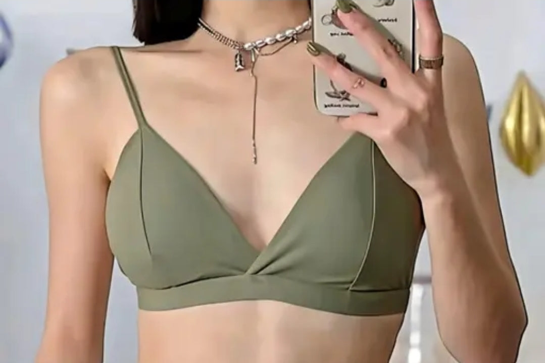 WOMEN PRINTED IMPORTED COTTON VEST  BRA