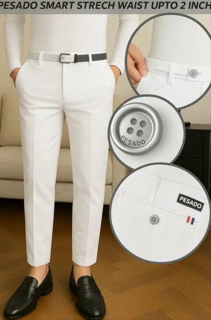 MENS SMART FLEXI FORMAL TROUSER PANT FOR MENS