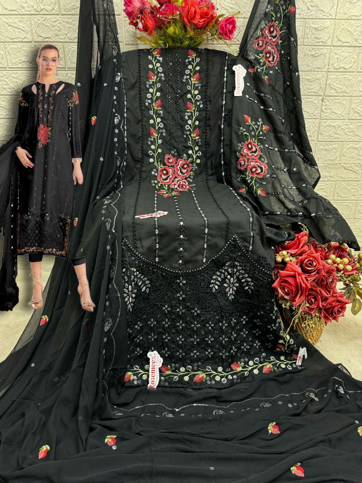 PURE COTTON EMBROIDERED PAKISTANI SUITE