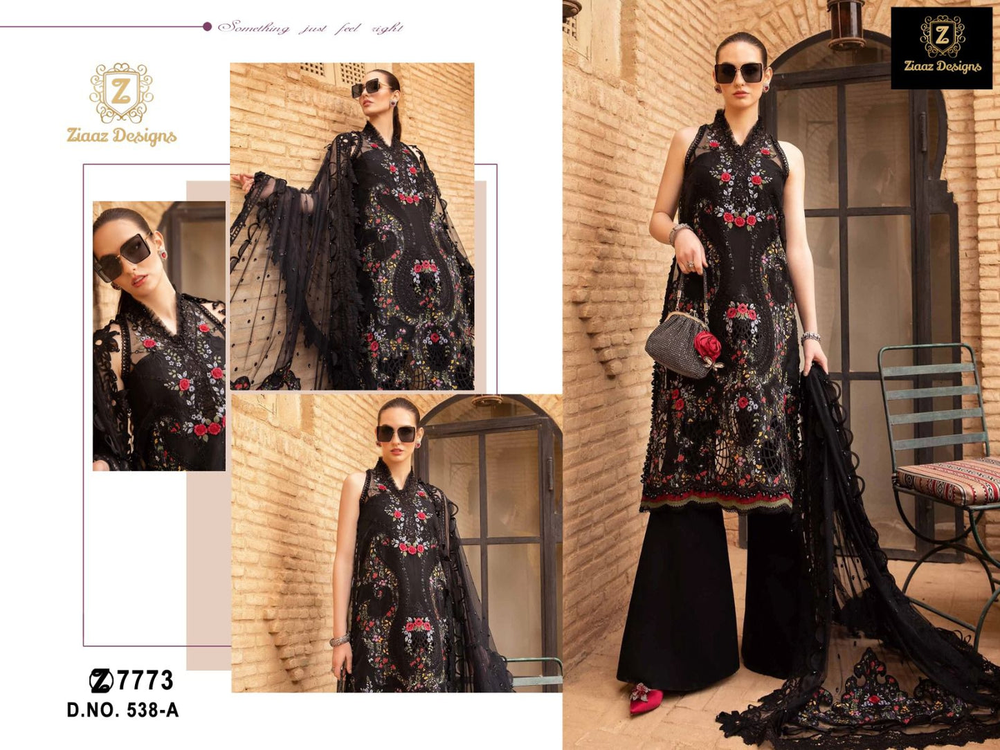 HEAVY EMBROIDERY COTTON SUIT