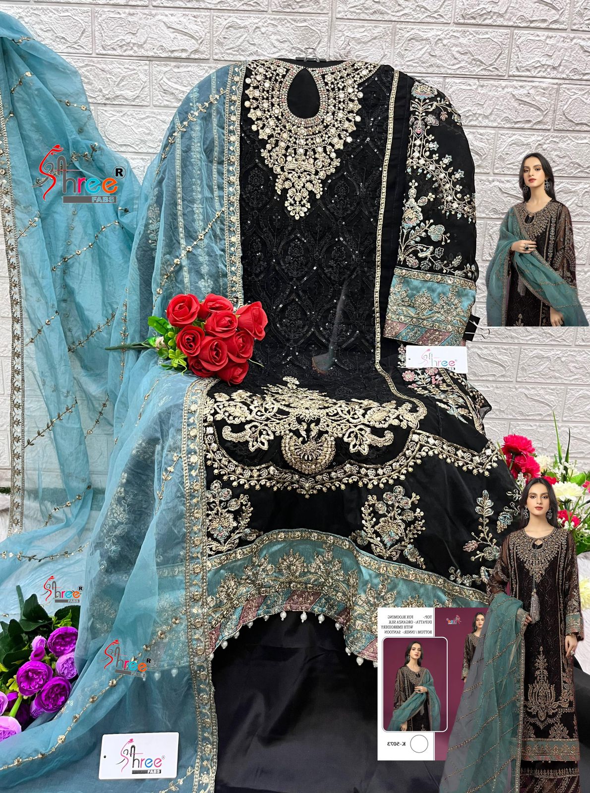 NEW HEAVY EMBROIDERY WORK PAKISTANI SUITE