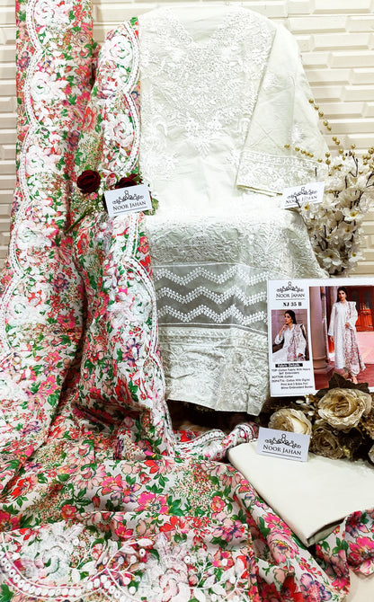 NEW COTTON PRINTED PAKISTANI DRESS ( PACK OF 3 )