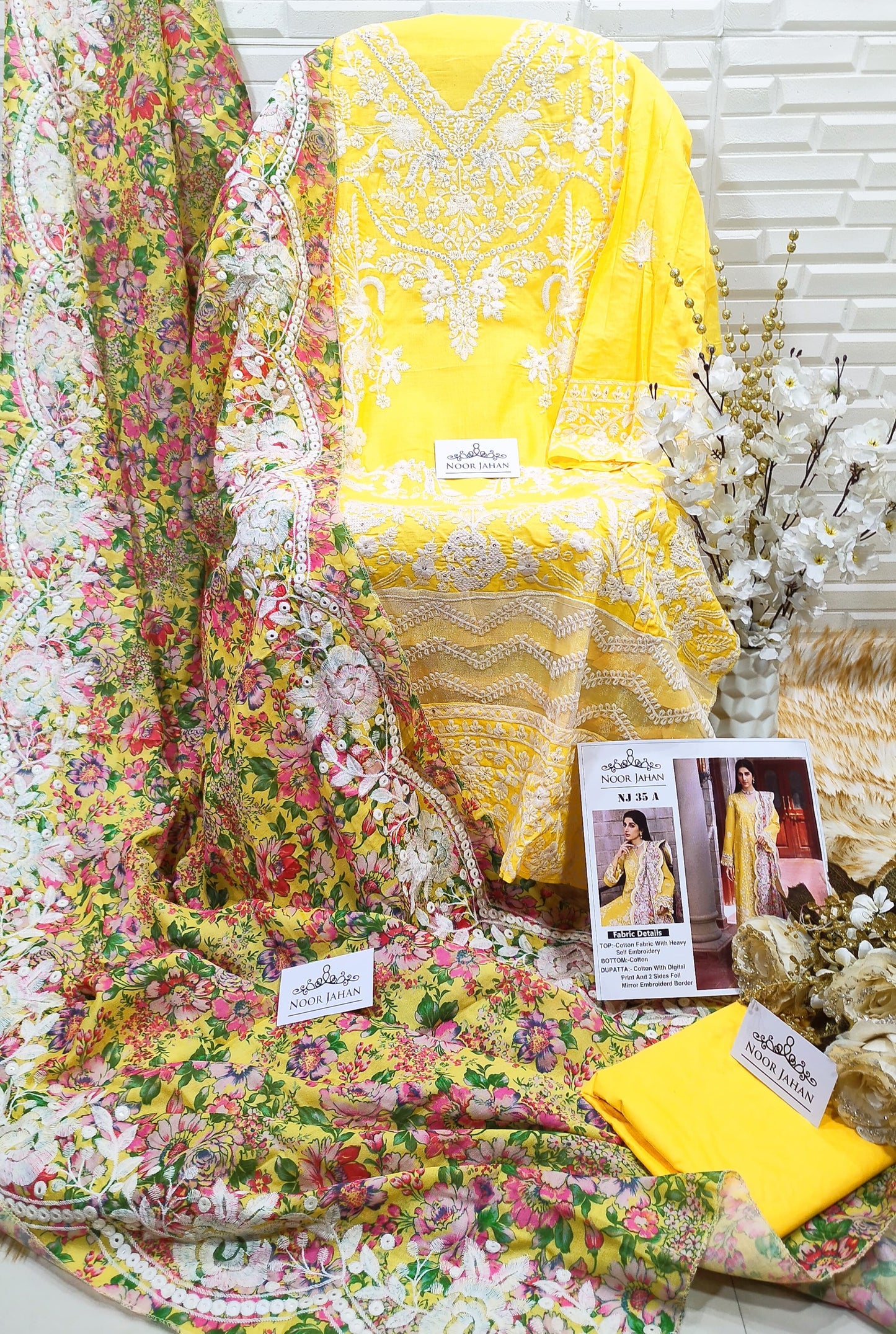 NEW COTTON PRINTED PAKISTANI DRESS ( PACK OF 3 )