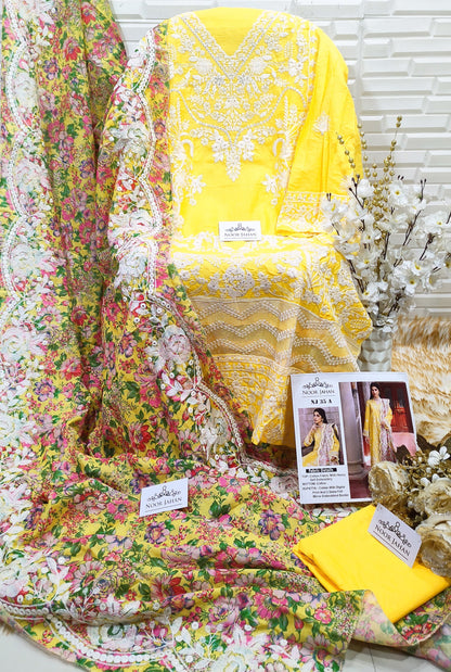 NEW COTTON PRINTED PAKISTANI DRESS ( PACK OF 3 )