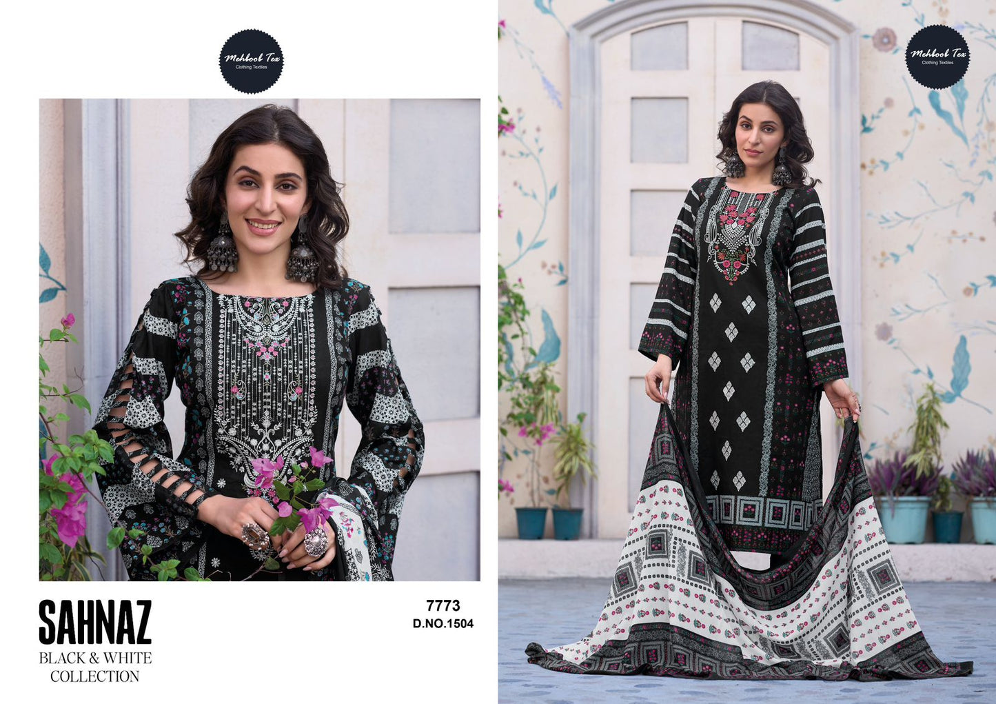 DESIGNER CHINON COTTON PAKISTANI DRESS