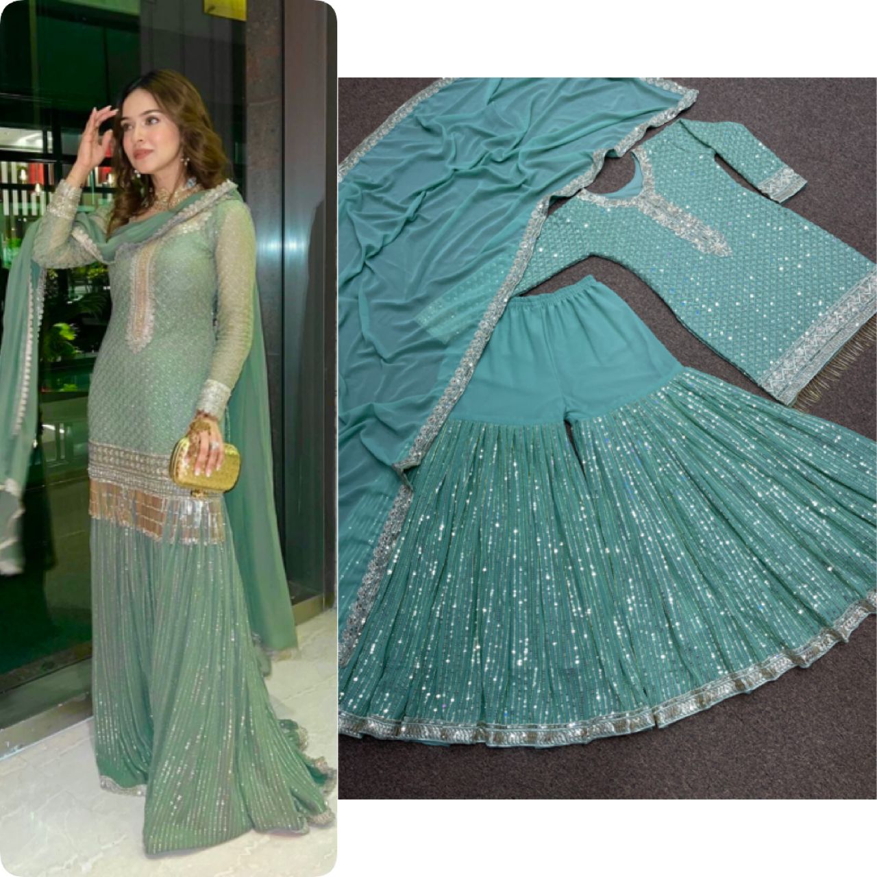 DESIGNER GEORGETTE PAKISTANI DRESS