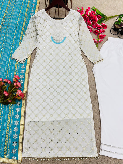 HEAVY GEORGETTE PAKISTANI DRESS