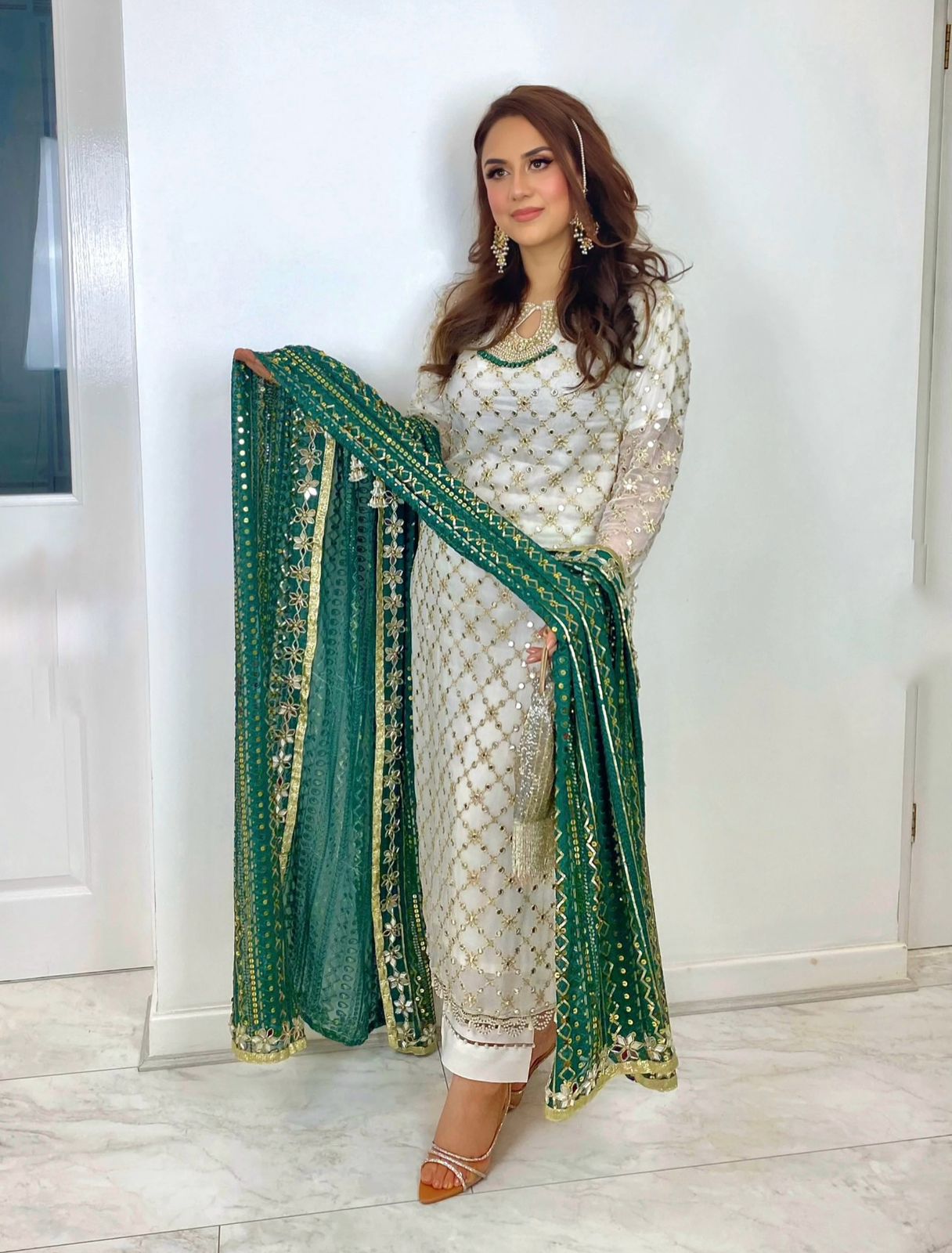 HEAVY GEORGETTE PAKISTANI DRESS