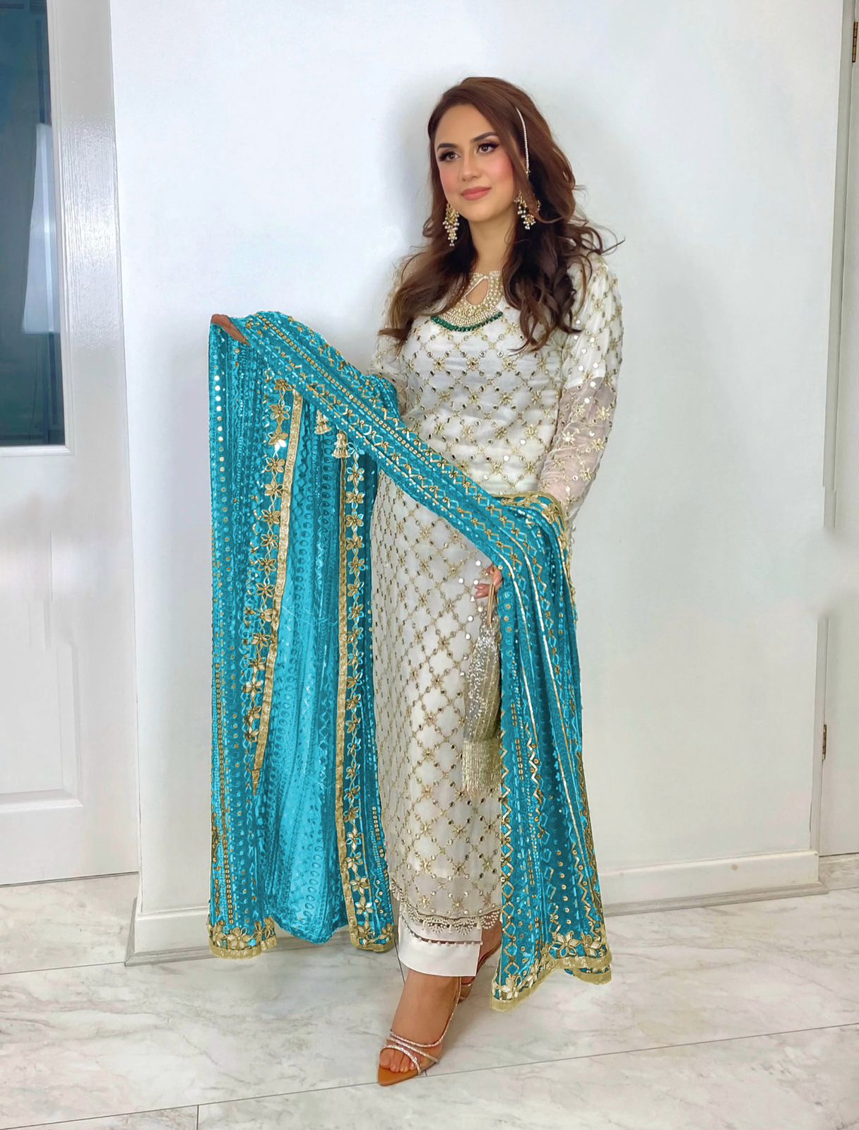 HEAVY GEORGETTE PAKISTANI DRESS