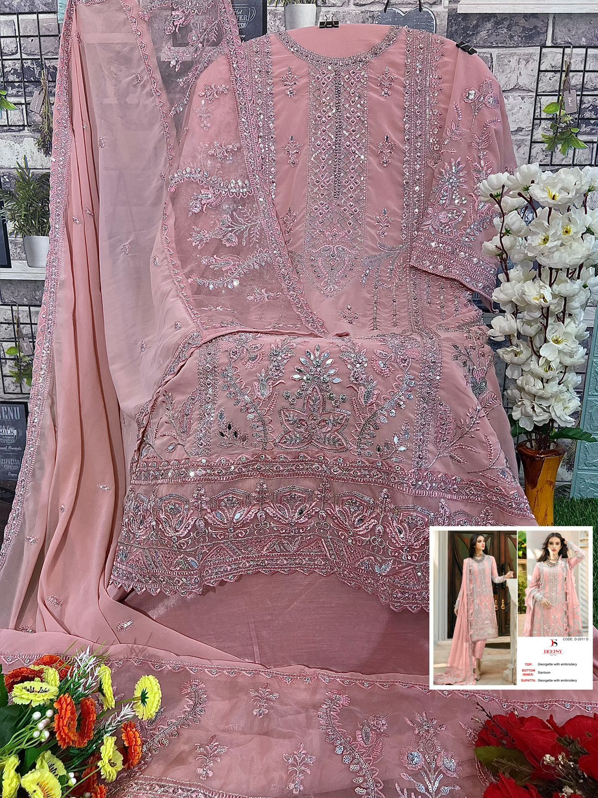 HEAVY GEORGETTE PAKISTANI DRESS