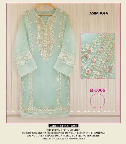 DESIGNER ORGANZA PAKISTANI SUITE