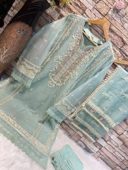 DESIGNER ORGANZA PAKISTANI SUITE