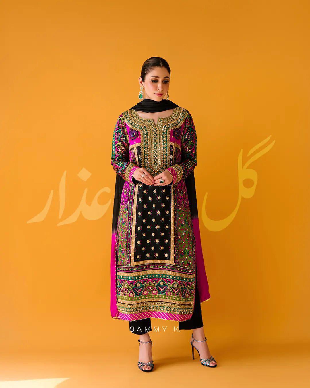 PURE MUSLIN WITH HEAVY EMBROIDERY WORK DRESS