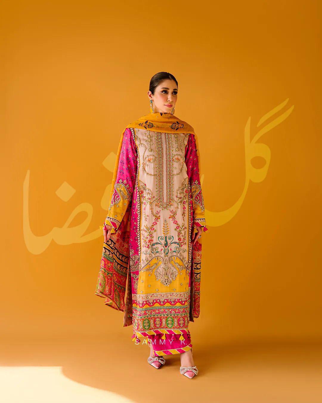 PURE MUSLIN WITH HEAVY EMBROIDERY WORK DRESS