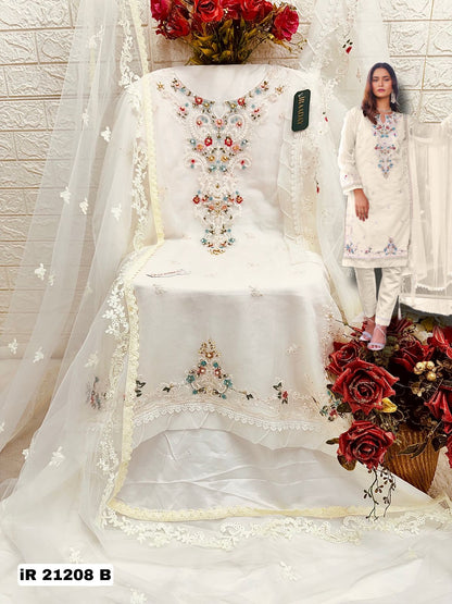 DESIGNER ORGANZA WITH EMBROIDER PAKISTANI DRESS