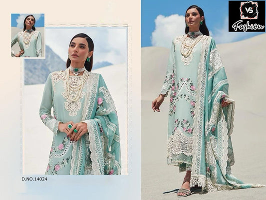 HEAVY EMBROIDERY COTTON PAKISTANI DRESS