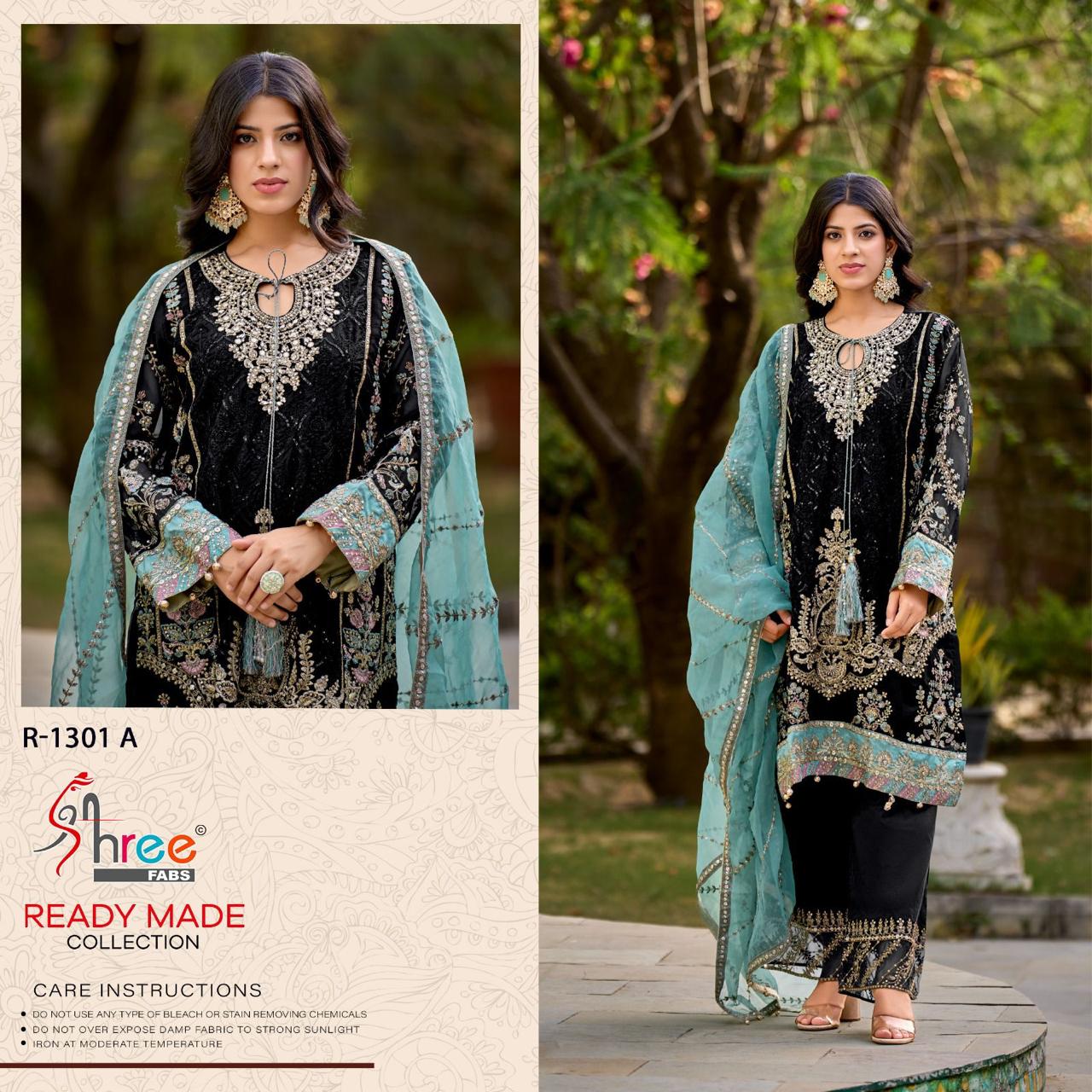 DESIGNER ORGANZA EMBROIDERED PAKISTANI DRESS