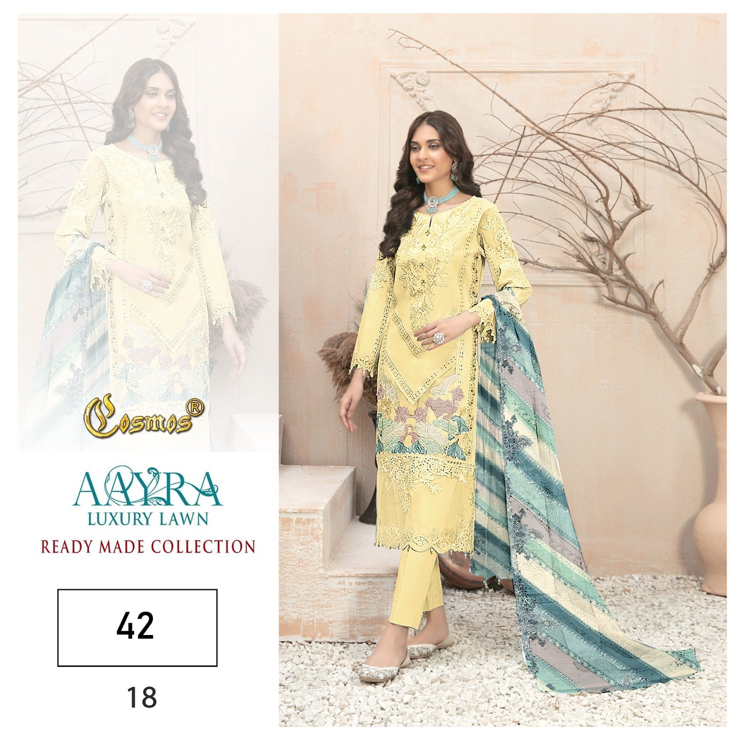 NEW READYMADE COTTON PAKISTANI DRESS