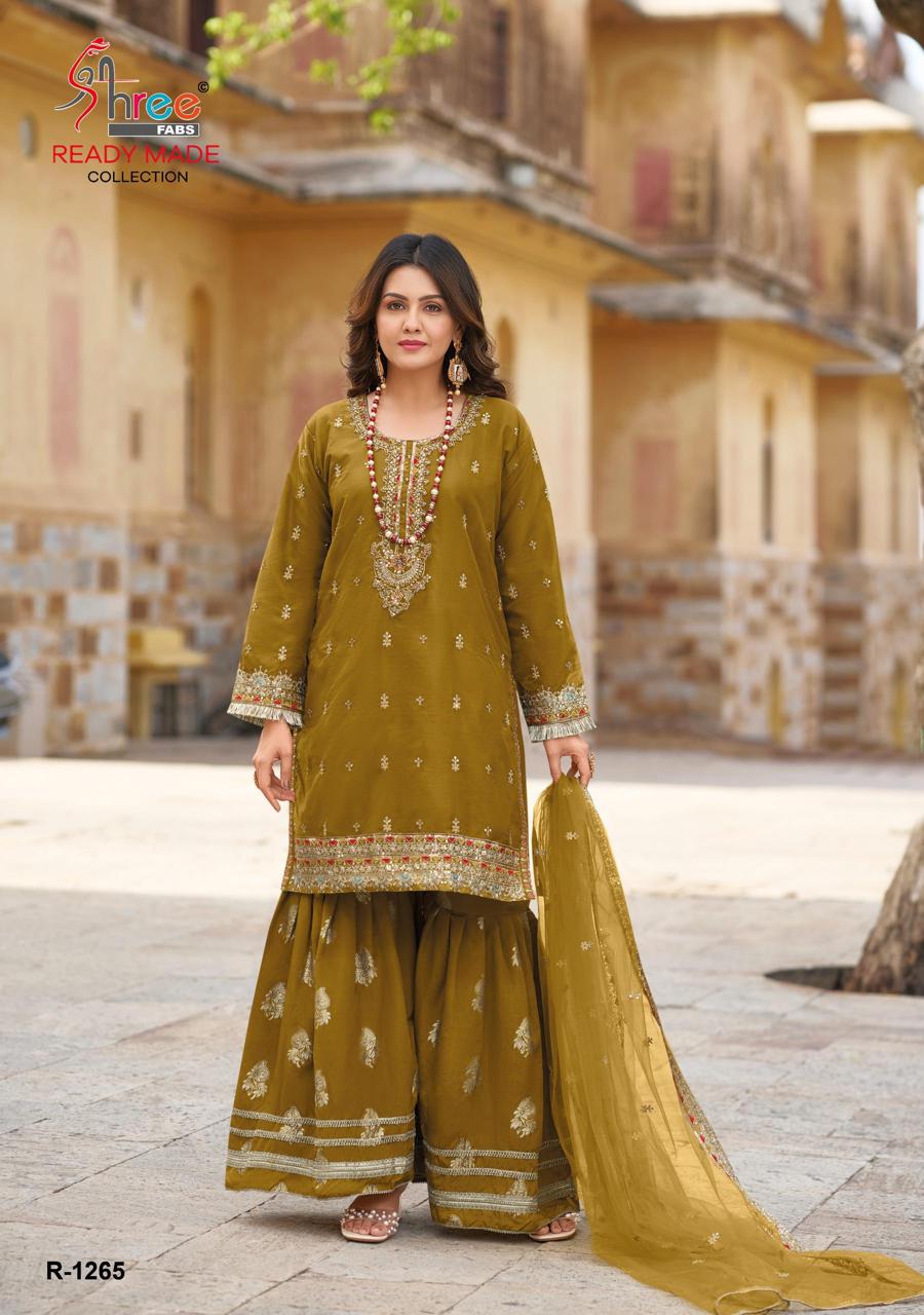 DESIGNER READYMADE ORGANZA PAKISTANI SUIT