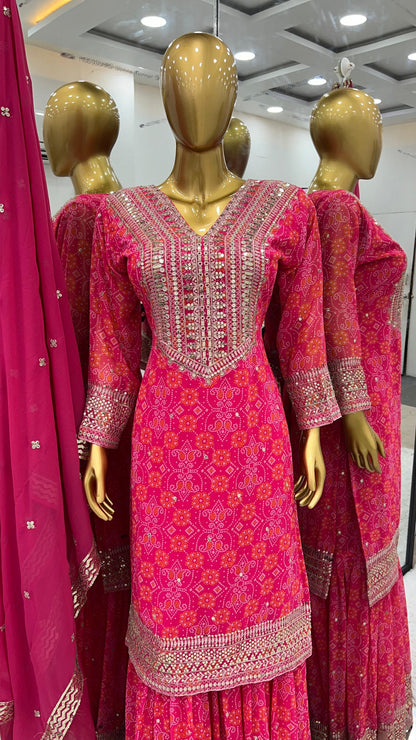 HEAVY EMBROIDERY GEORGETTE PAKISTANI SUIT