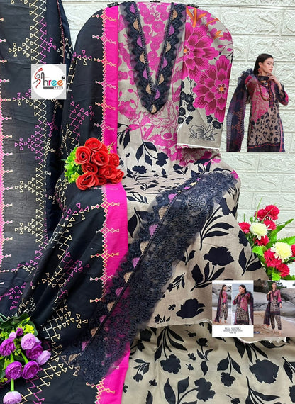 DESIGNER COTTON EMBROIDERED PAKISTANI SUIT