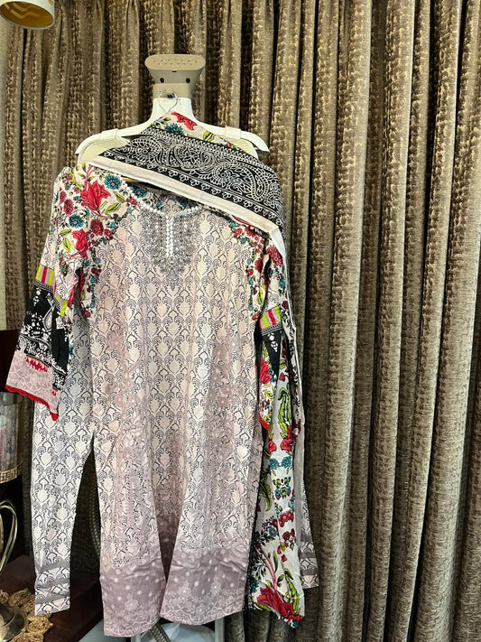 PRINTED COTTON PAKISTANI DRESS