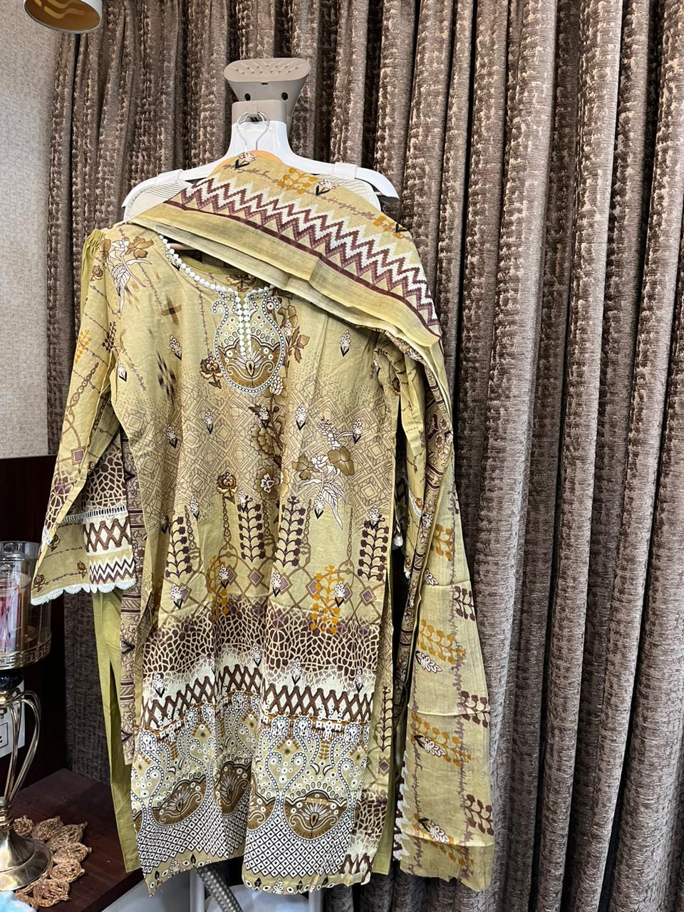 PRINTED COTTON PAKISTANI DRESS