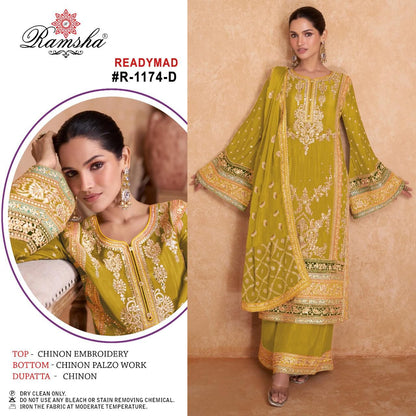 HEAVY CHINON EMBROIDERY PAKISTANI DRESS