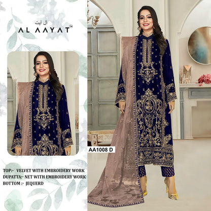 DESIGNER VELVET PARTY WEAR PAKISTANI DRESS