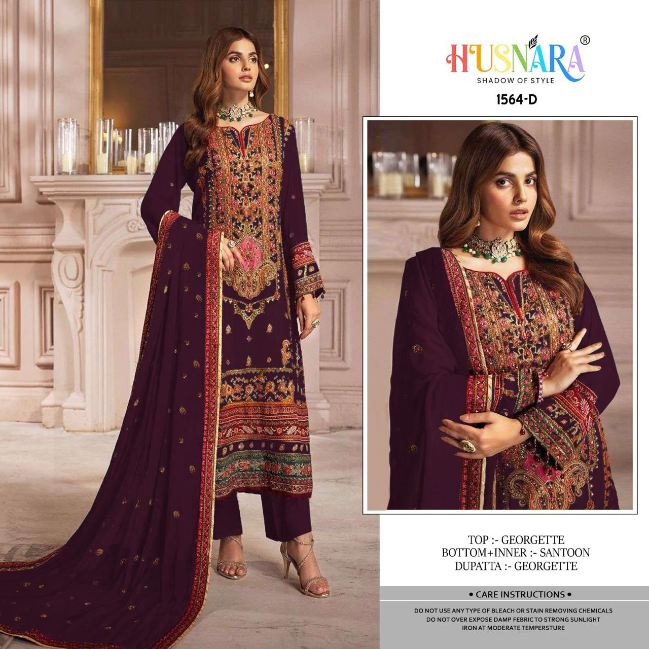 INDIAN STYLE GEORGETTE PAKISTANI DRESS