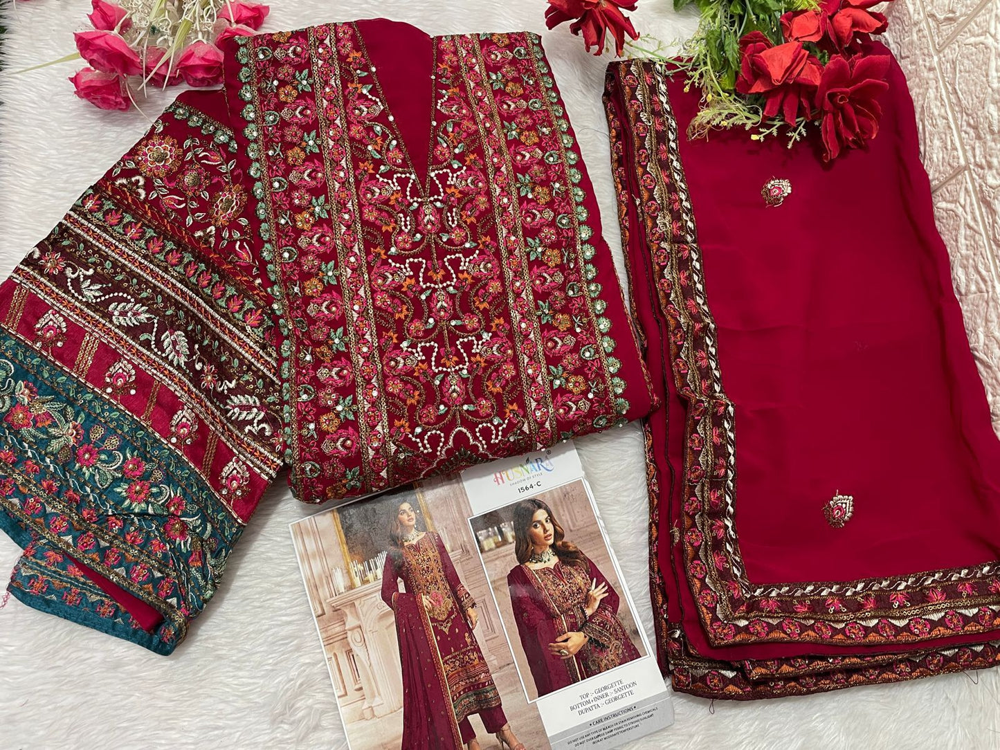 INDIAN STYLE GEORGETTE PAKISTANI DRESS