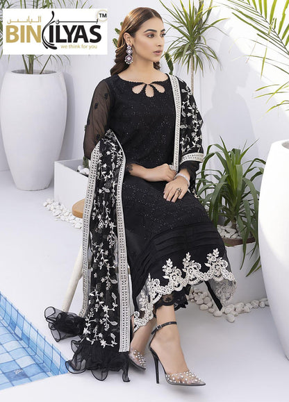 PURE GEORGETTE HEAVY PAKISTANI SUIT