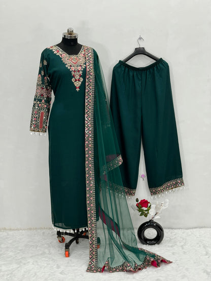 DESIGNER HEAVY SEQUINS PAKISTANI SUIT