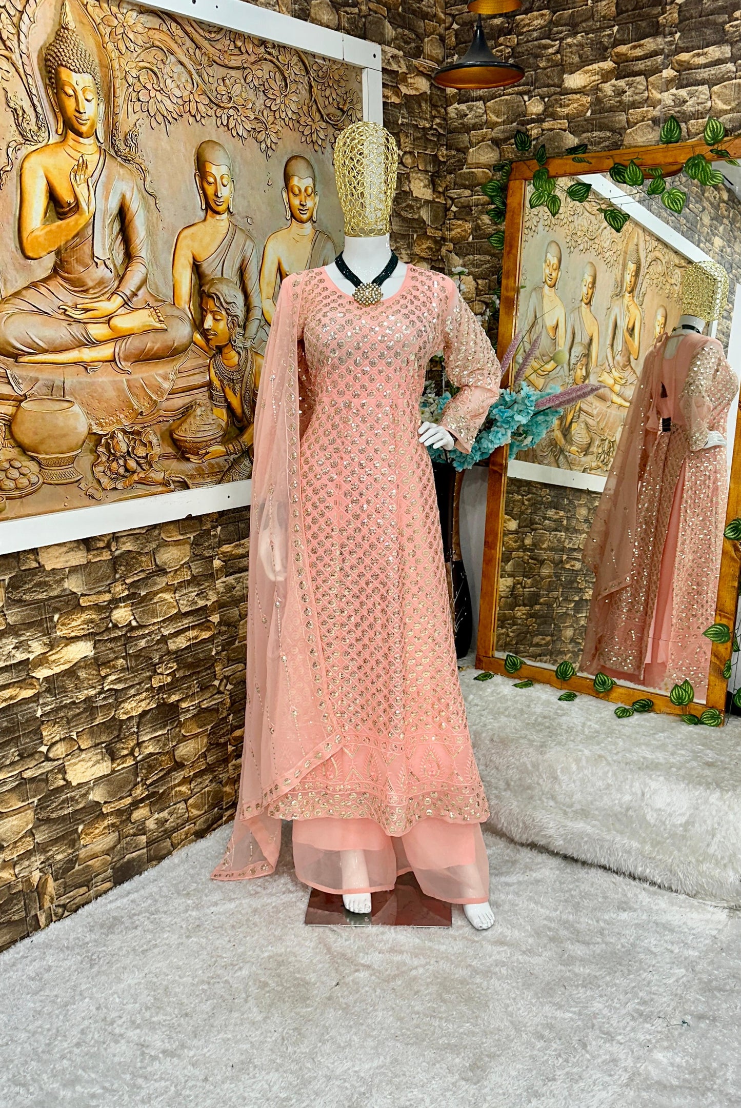 DESIGNER HEAVY GEORGETTE DRESS