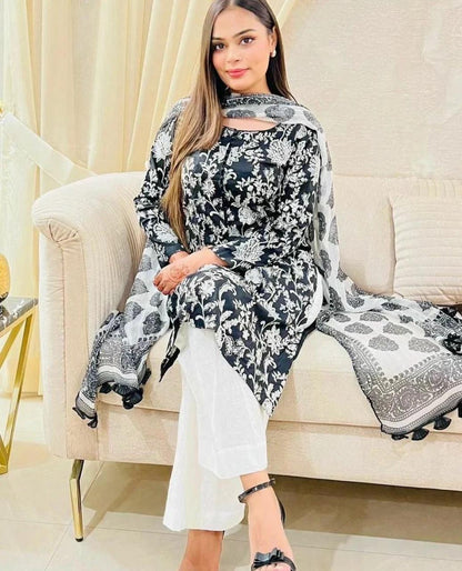 PURE COTTON PRINTED PAKISTANI DRESS