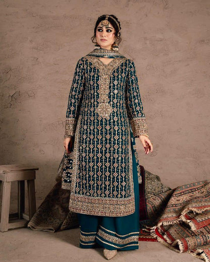 HEAVY GEORGETTE WITH SEQUENCE WORK DRESS