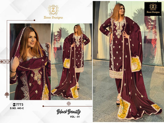 Heavy Embroidery Pakistani Designer Dress